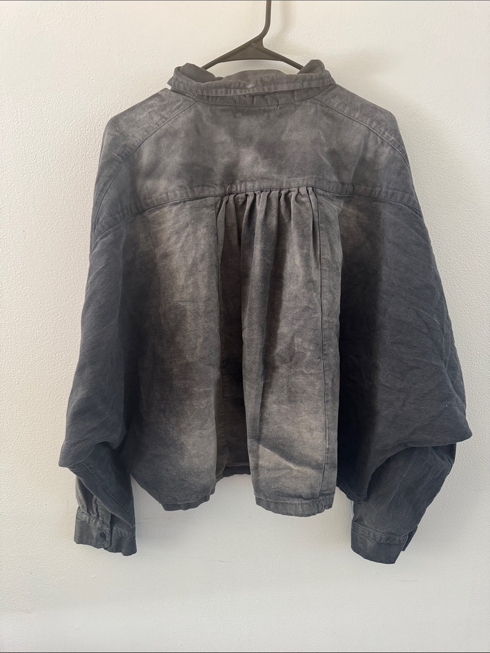 MNML Spray Denim Longsleeve Shirt size Medium - Picture 5 of 6